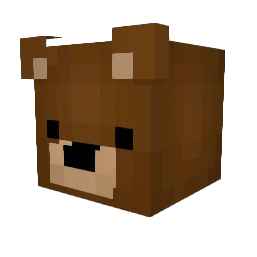 McFlargen Minecraft avatar head, 3D render