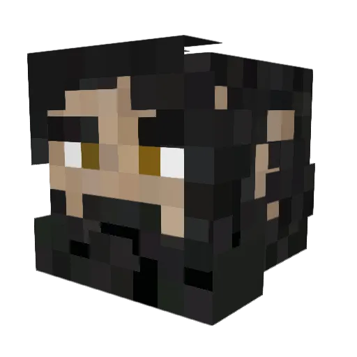 McFlorb Minecraft avatar head, 3D render