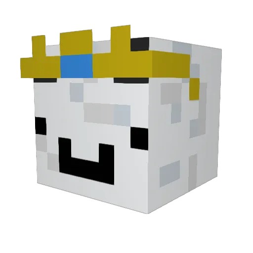 McFlurryGod Minecraft avatar head, 3D render