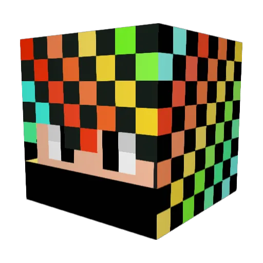 McGDawg Minecraft avatar head, 3D render