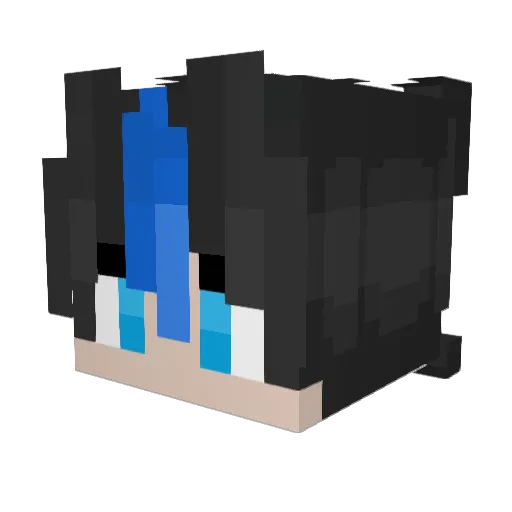 McGamerKid12 Minecraft avatar head, 3D render