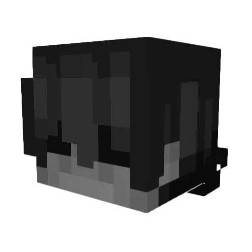 McGarbo Minecraft avatar head, 3D render