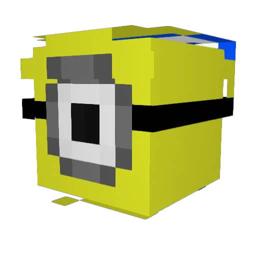 McGerasz Minecraft avatar head, 3D render