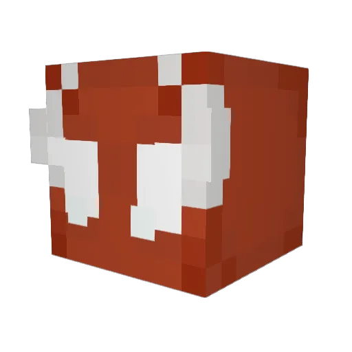 McGhosty_ Minecraft avatar head, 3D render