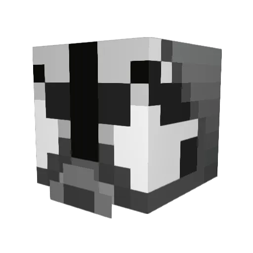 McGigglePuffs Minecraft avatar head, 3D render