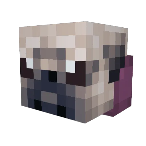 McGregorJon Minecraft avatar head, 3D render