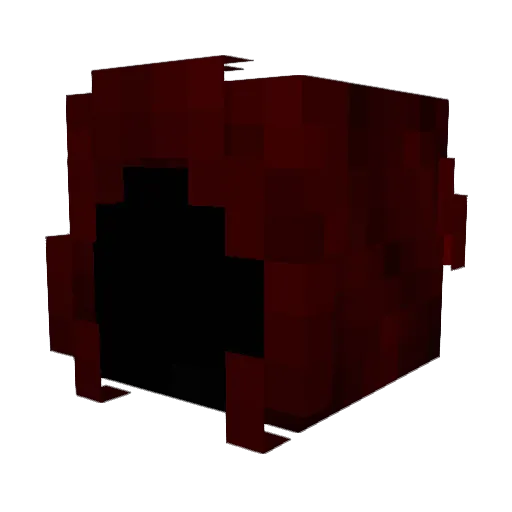 McJagger_ Minecraft avatar head, 3D render