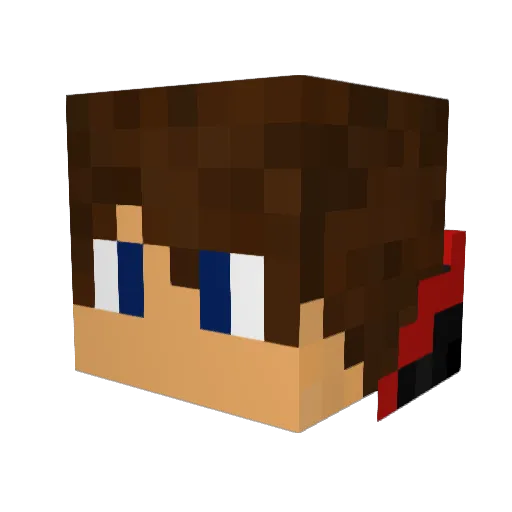 McKI1992 Minecraft avatar head, 3D render