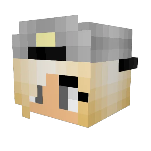 McKaylaJoy Minecraft avatar head, 3D render