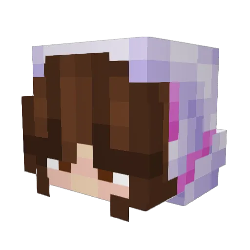 McKenzieBee Minecraft avatar head, 3D render