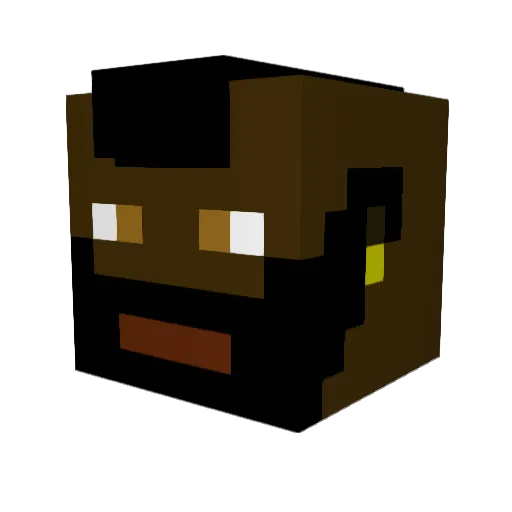 McKillCam Minecraft avatar head, 3D render