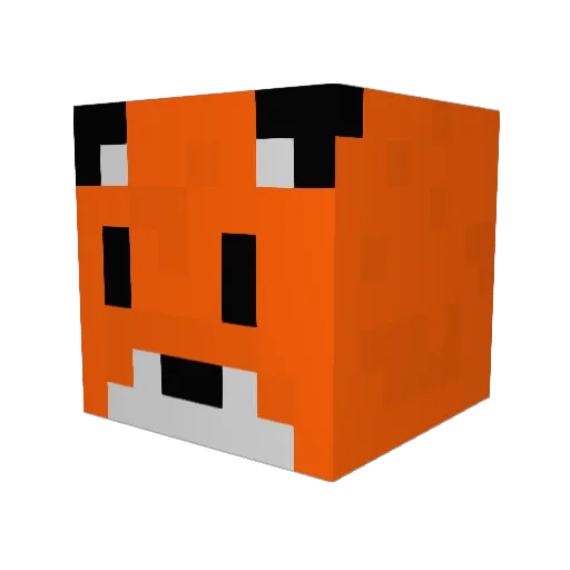 McLea01 Minecraft avatar head, 3D render