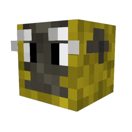 McLennyFace Minecraft avatar head, 3D render