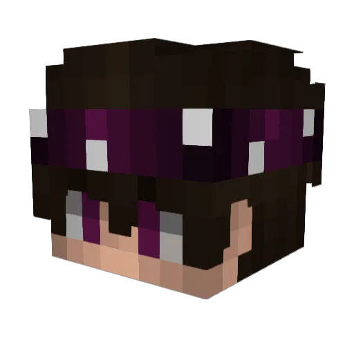 McLensu Minecraft avatar head, 3D render