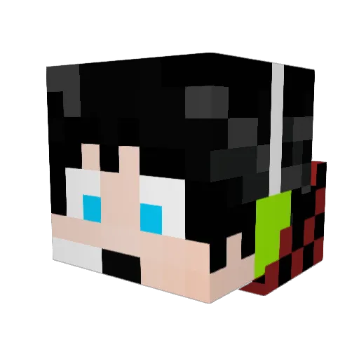 McMan2301 Minecraft avatar head, 3D render