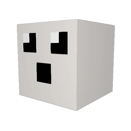 McMoneyTree Minecraft avatar head, 3D render