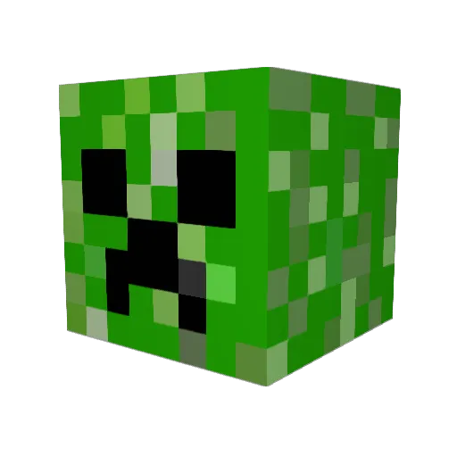 McNiglitz Minecraft avatar head, 3D render