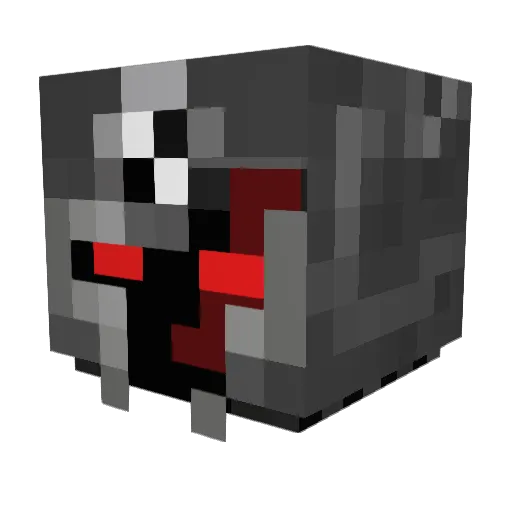 McNitro10 Minecraft avatar head, 3D render