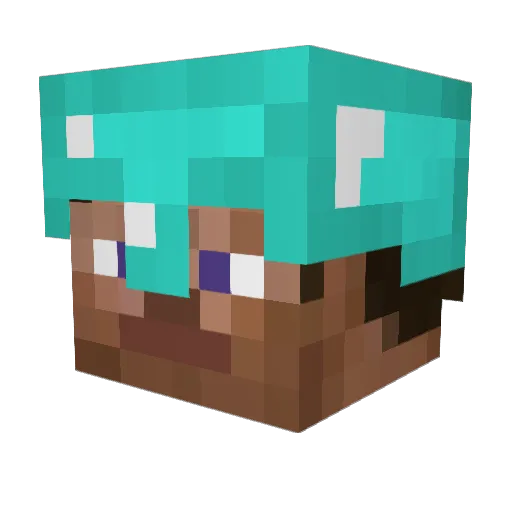 McNuggetSauce01 Minecraft avatar head, 3D render