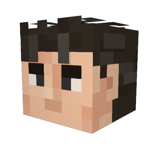 McNuggetsonly Minecraft avatar head, 3D render
