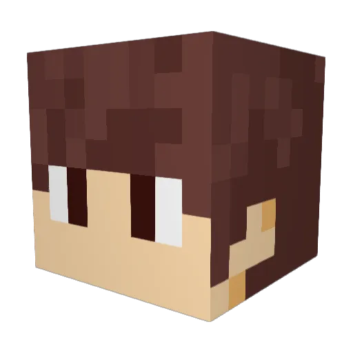 McNugggie212 Minecraft avatar head, 3D render