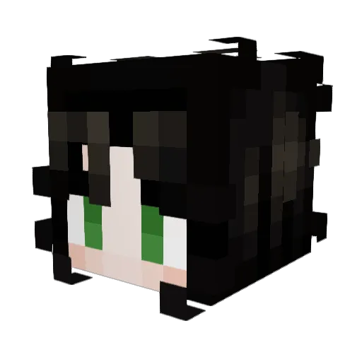 McProtag Minecraft avatar head, 3D render
