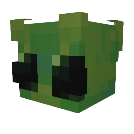 McQueenFan95 Minecraft avatar head, 3D render