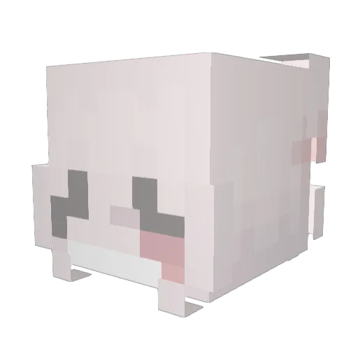 McRANGO Minecraft avatar head, 3D render