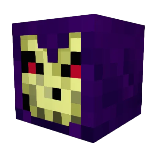 McRauman Minecraft avatar head, 3D render