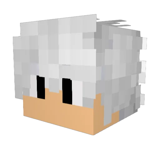 McRyanser Minecraft avatar head, 3D render