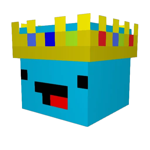 McSmartt Minecraft avatar head, 3D render