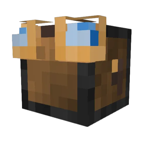 McSock Minecraft avatar head, 3D render