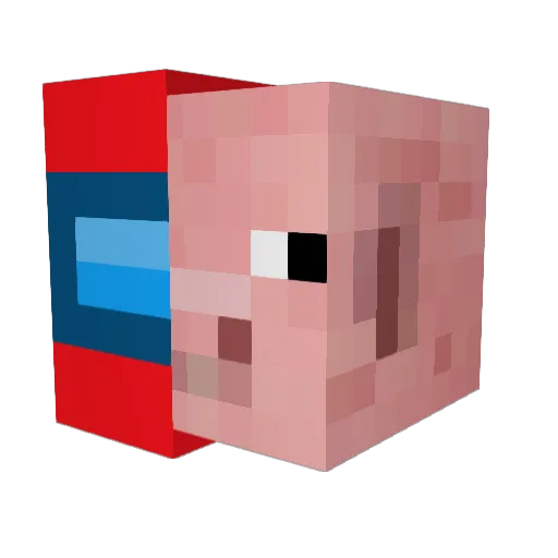 McStaiti Minecraft avatar head, 3D render