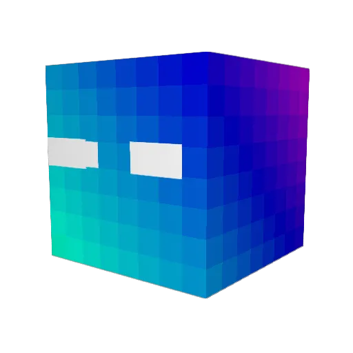 McStashCom Minecraft avatar head, 3D render