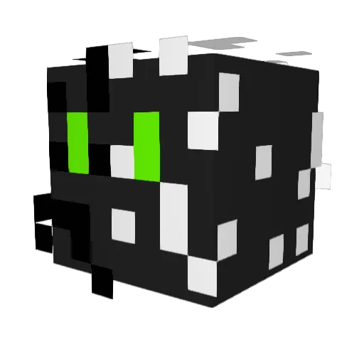 McSwamp Minecraft avatar head, 3D render