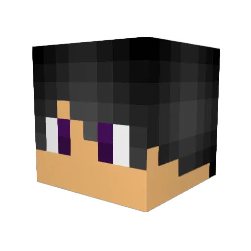 McSxp Minecraft avatar head, 3D render
