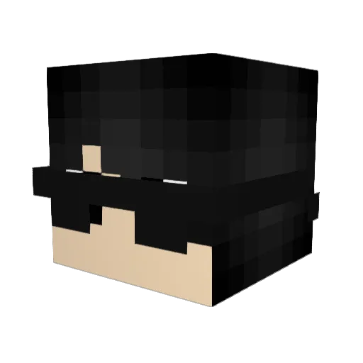 McTedson Minecraft avatar head, 3D render