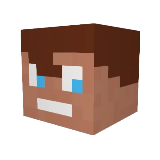 McThunder11 Minecraft avatar head, 3D render