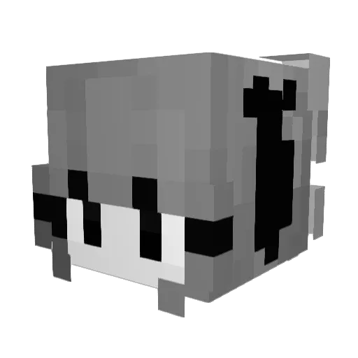 McTiange Minecraft avatar head, 3D render