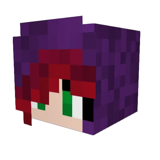 McTimer Minecraft avatar head, 3D render