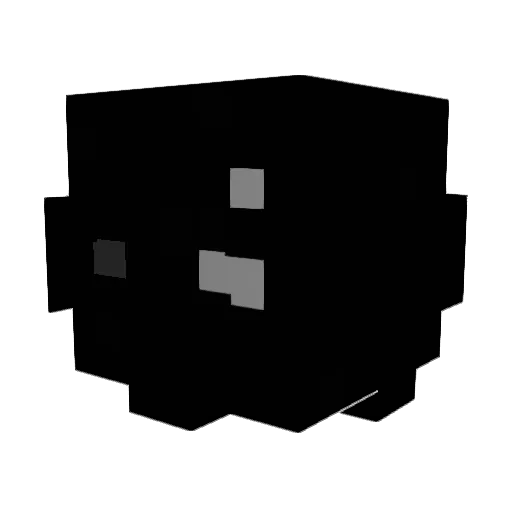 McTriscuitt Minecraft avatar head, 3D render