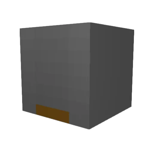 McWtap Minecraft avatar head, 3D render
