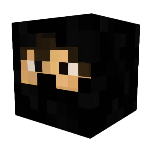 Mc_Creed Minecraft avatar head, 3D render