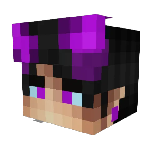 Mc_D3vil Minecraft avatar head, 3D render