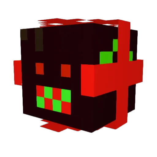 Mc_Floppy Minecraft avatar head, 3D render