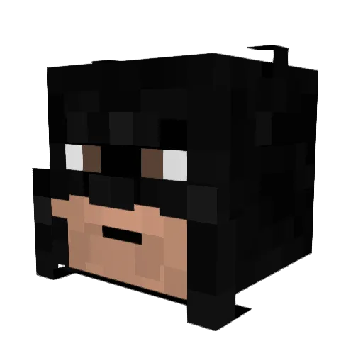 Mc_Max Minecraft avatar head, 3D render