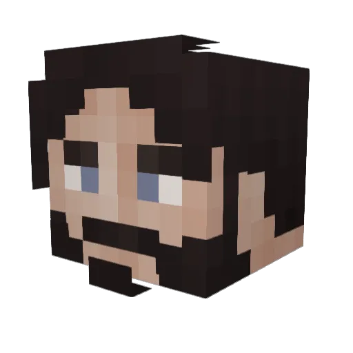 Mc_Monkey11 Minecraft avatar head, 3D render