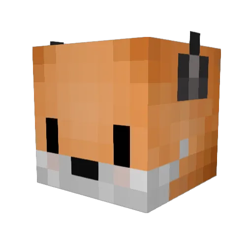 Mc_Ronels Minecraft avatar head, 3D render