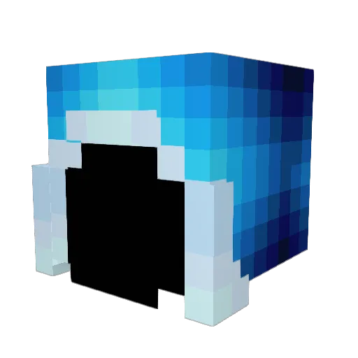 Mc_aco Minecraft avatar head, 3D render