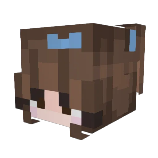 Mc_doodles Minecraft avatar head, 3D render